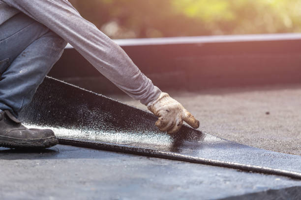 Professional Waterproofing technician working in Clarendon Hills, IL